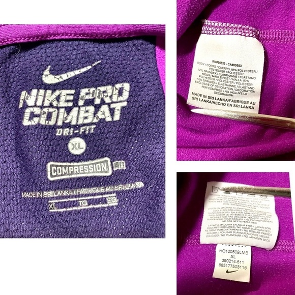 Nike Pro Combat Dri-fit Compression Pullover Hoodie Medium - Picture 13 of 13